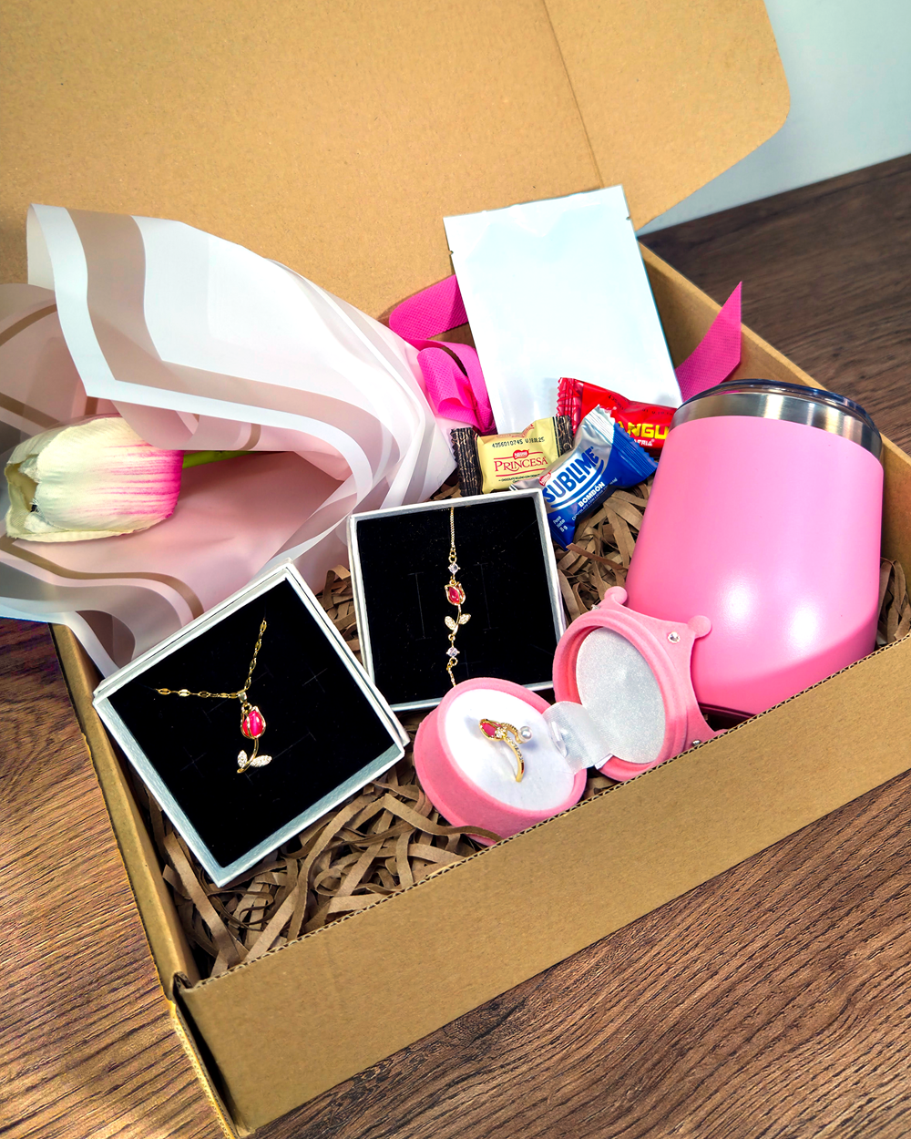 BOX DE REGALO SET TULIPAN