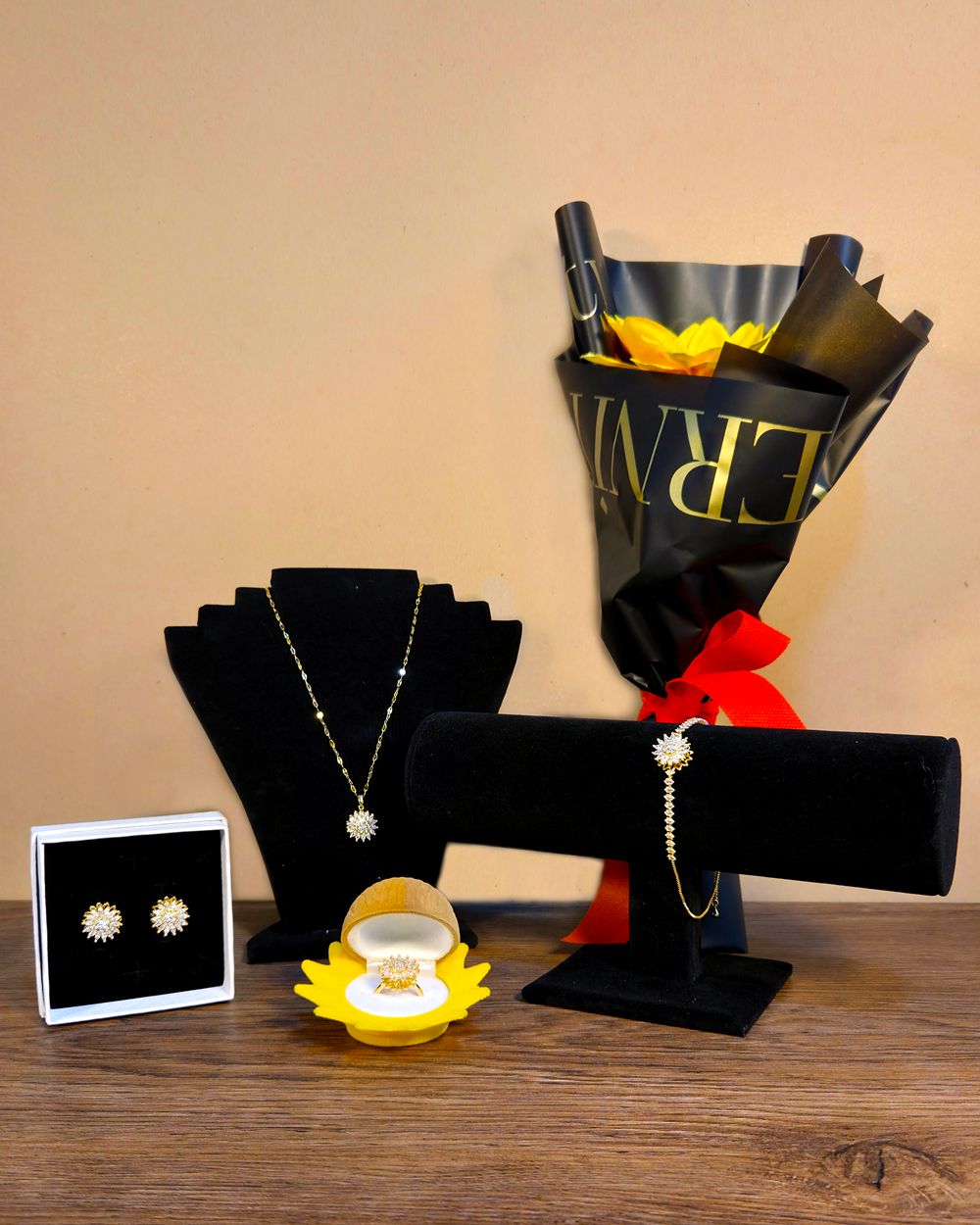 BOX DE REGALO GIRASOL GIRATORIO