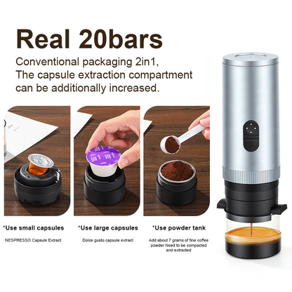 CAFETERA ESPRESSO PORTATIL PLUS