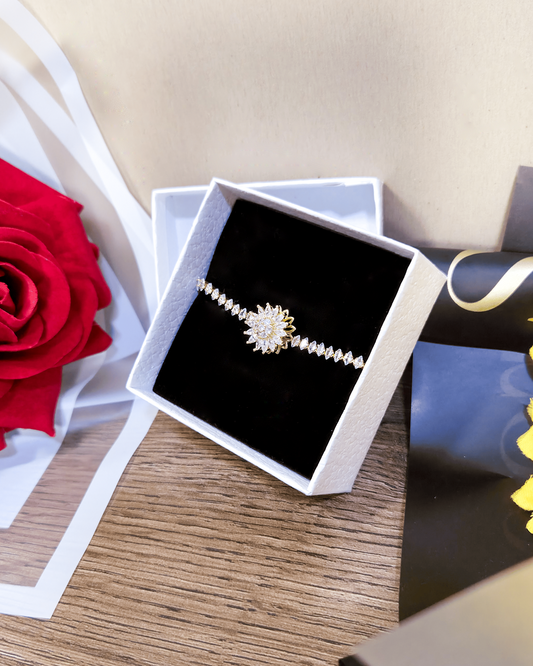 PULSERA GIRASOL GIRATORIO