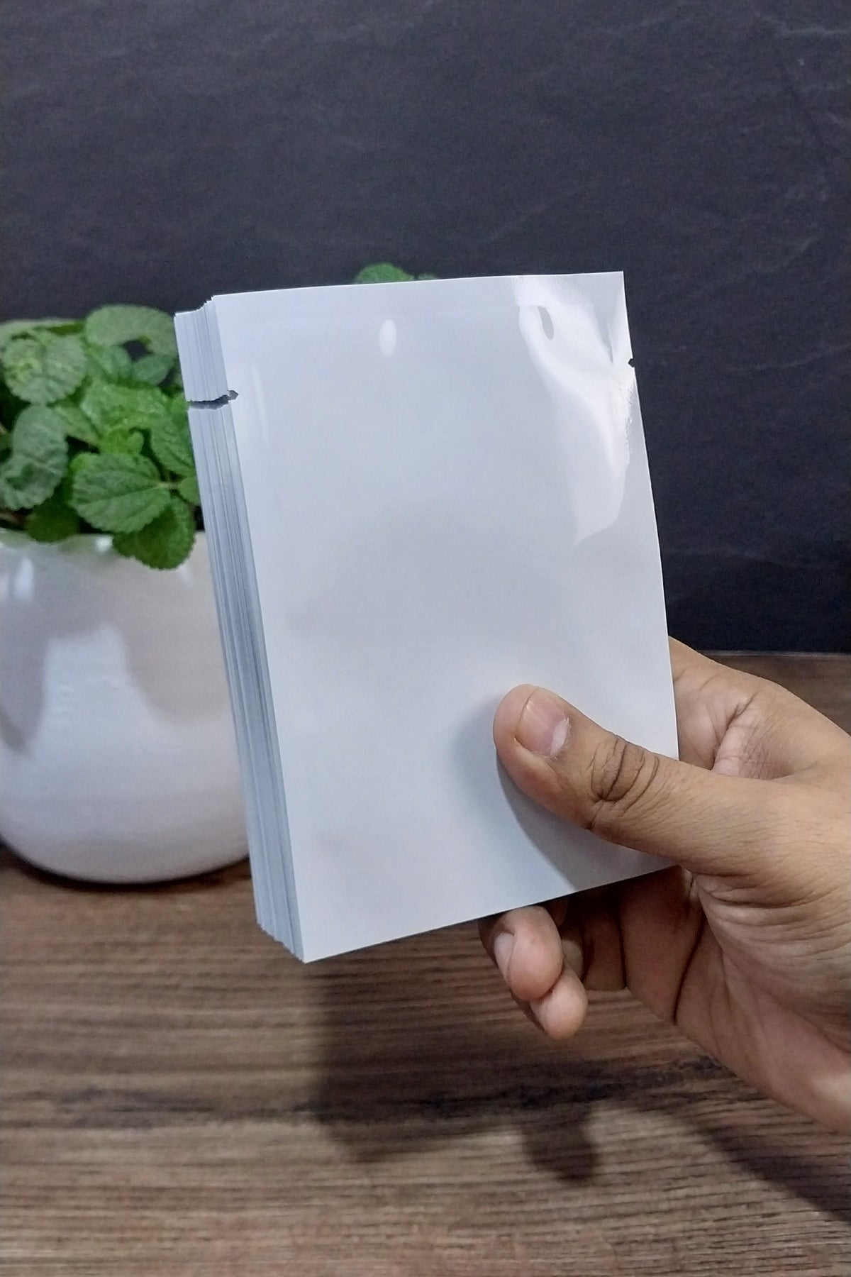 SOBRE BRILLANTE PARA FILTROS DE CAFE BLANCO