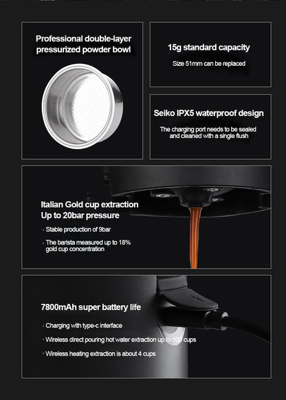 CAFETERA ESPRESSO PORTATIL PLUS