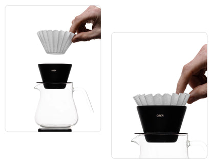DRIPPER NRO 01 ACERO NEGRO - OREA
